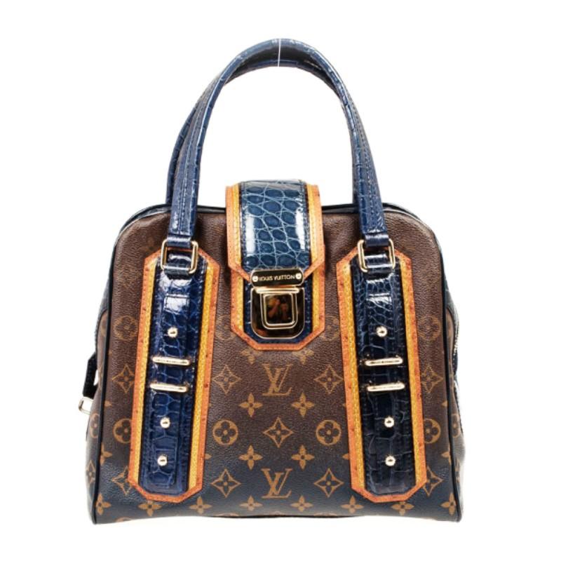 Louis Vuitton Limited Edition Monogram Mirage Delft Exotic Bag