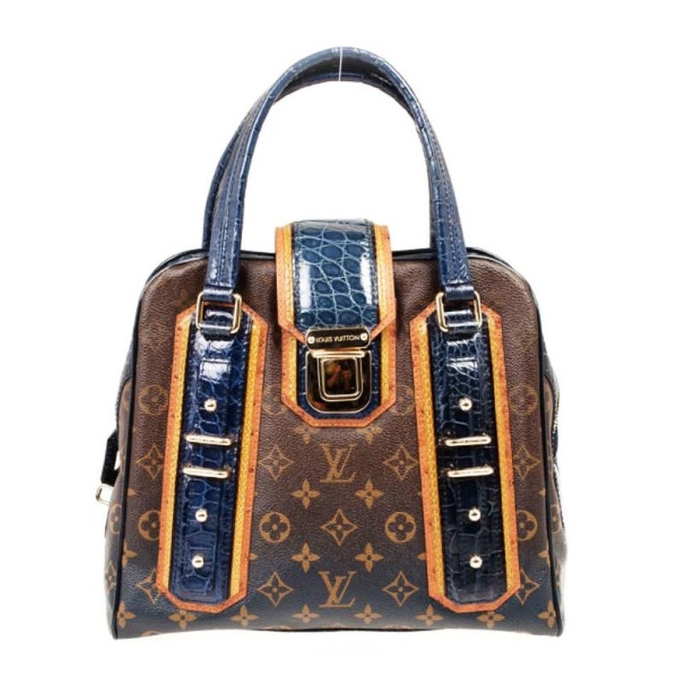 Louis Vuitton Limited Edition Monogram Mirage Delft Exotic Bag at 1stdibs