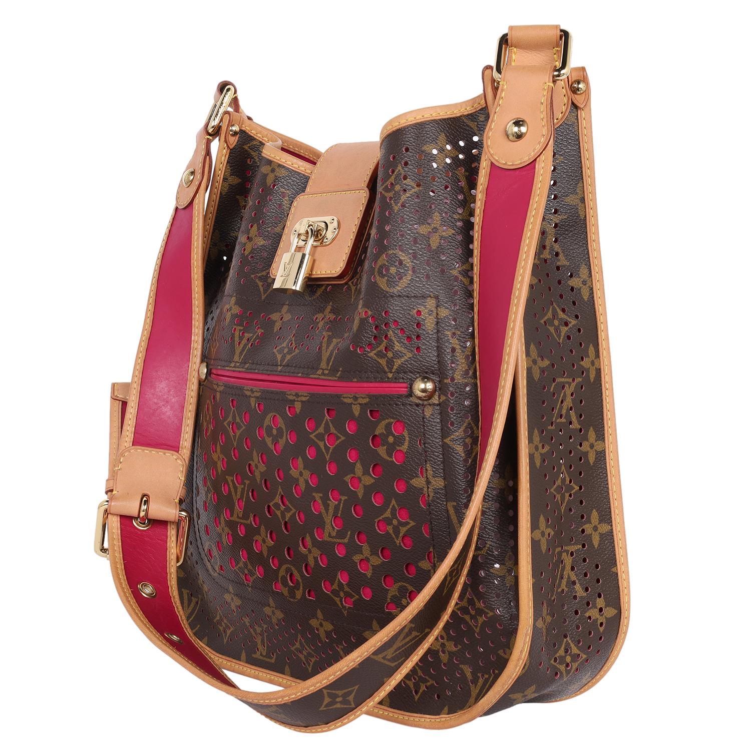 Louis Vuitton Limited Edition Monogram Perforated Musette Pink 1