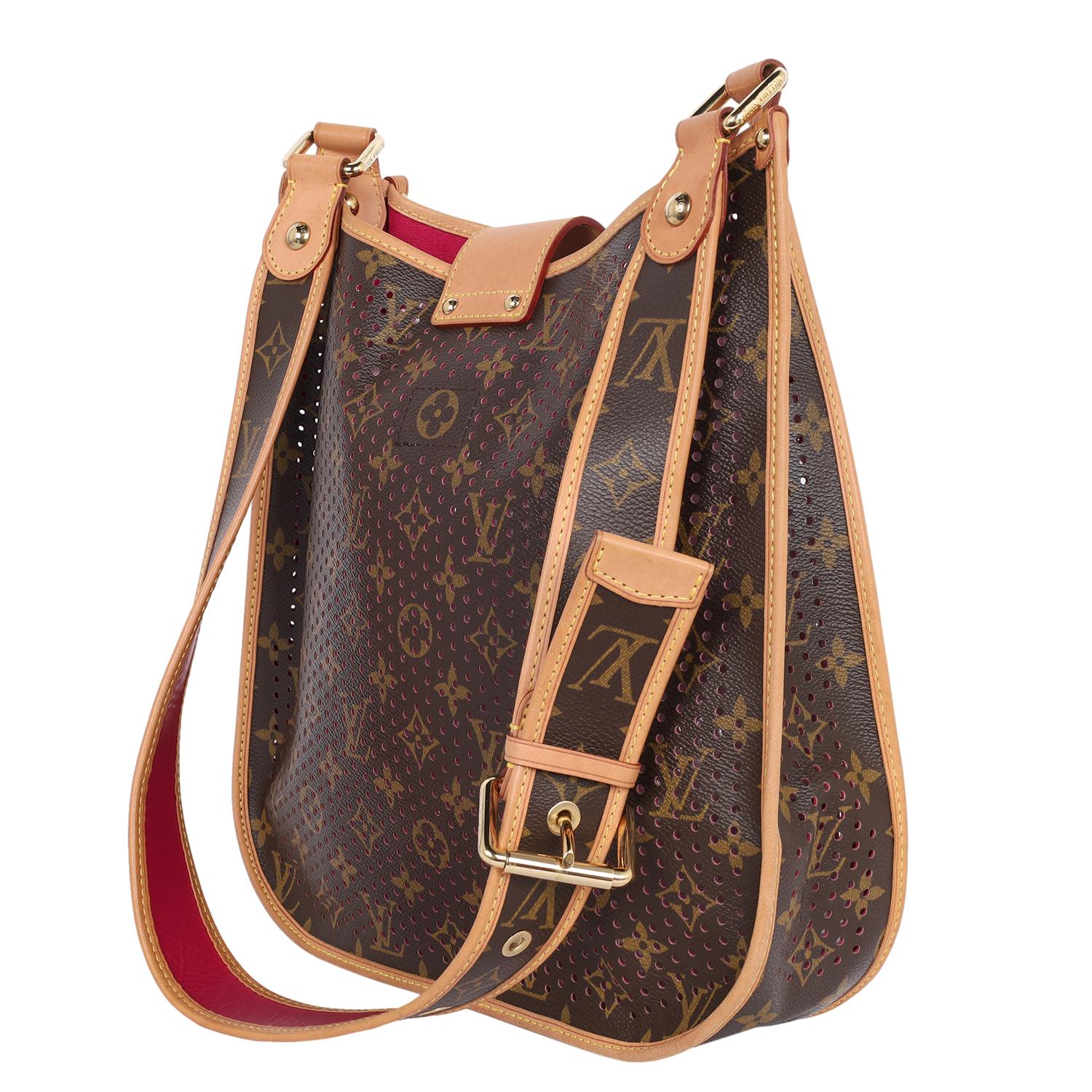 Louis Vuitton Limited Edition Monogram Perforated Musette Pink 3