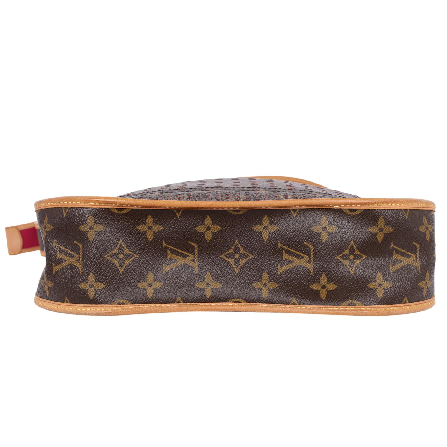 Louis Vuitton Limited Edition Monogram Perforated Musette Pink 4