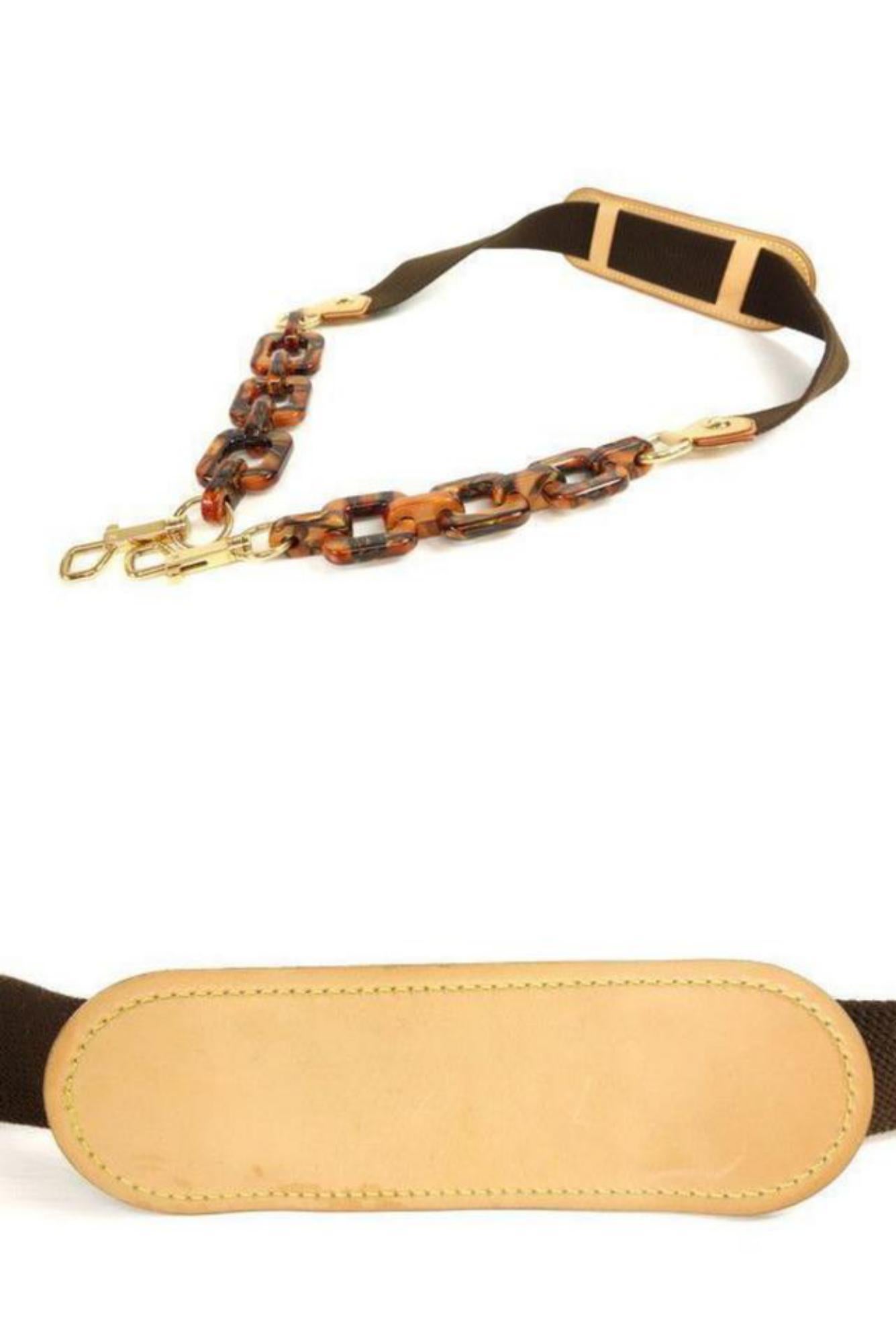 Louis Vuitton Limited Edition Monogram Stephen Bandouliere 231198 Brown Coated C For Sale 2