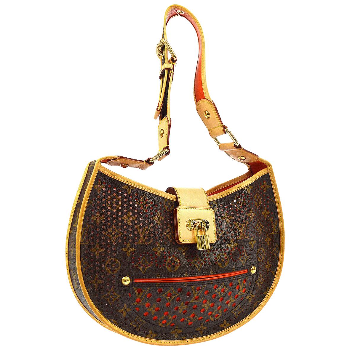 Louis Vuitton Limited Edition Monogram Top Handle Satchel Shoulder Bag in Box 