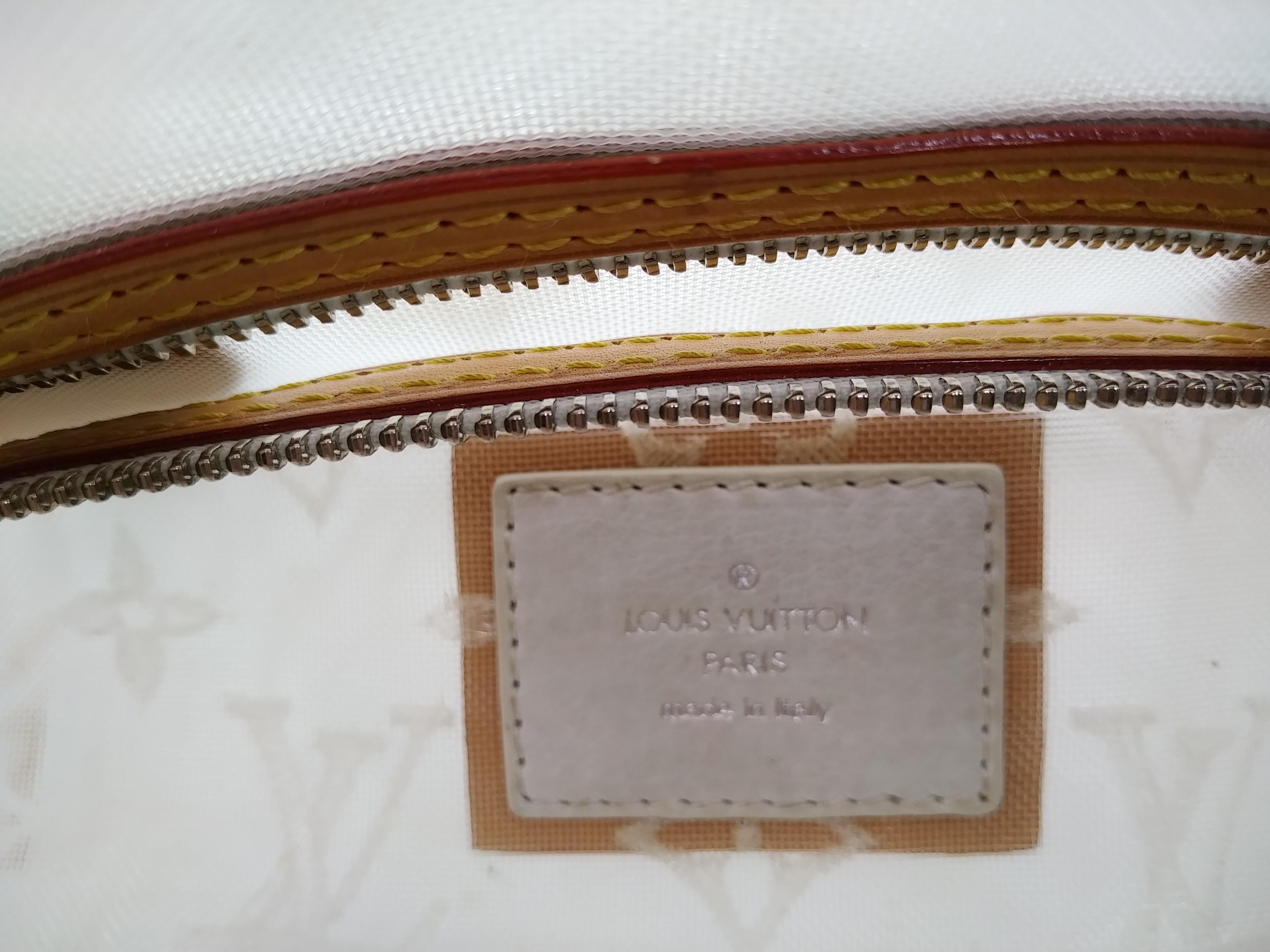 Louis Vuitton Limited Edition Monogram Transparence Lockit Bag 2012 For Sale 5