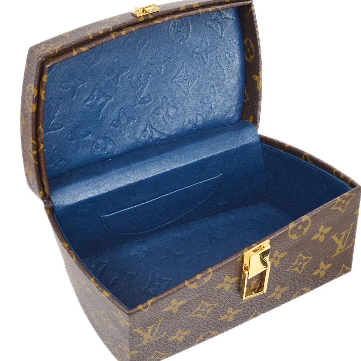 Brown LOUIS VUITTON Limited Edition Monogram Twist Box Top Handle Shoulder Box Bag For Sale