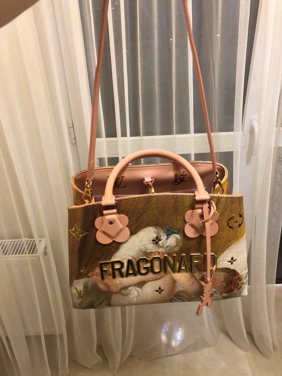 Louis Vuitton limited edition Montaigne X Jeff Koons Fragonard bag For Sale 14