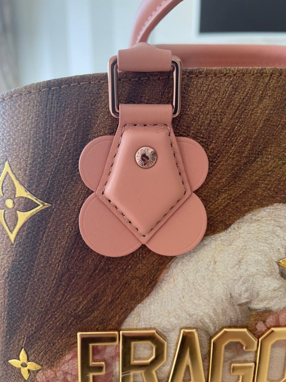 Louis Vuitton limited edition Montaigne X Jeff Koons Fragonard bag For Sale 1