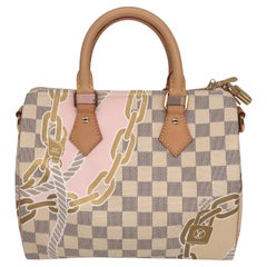 Louis Vuitton Limited Edition Nautical Damier Azure Bandoulière Speedy 25 Bag