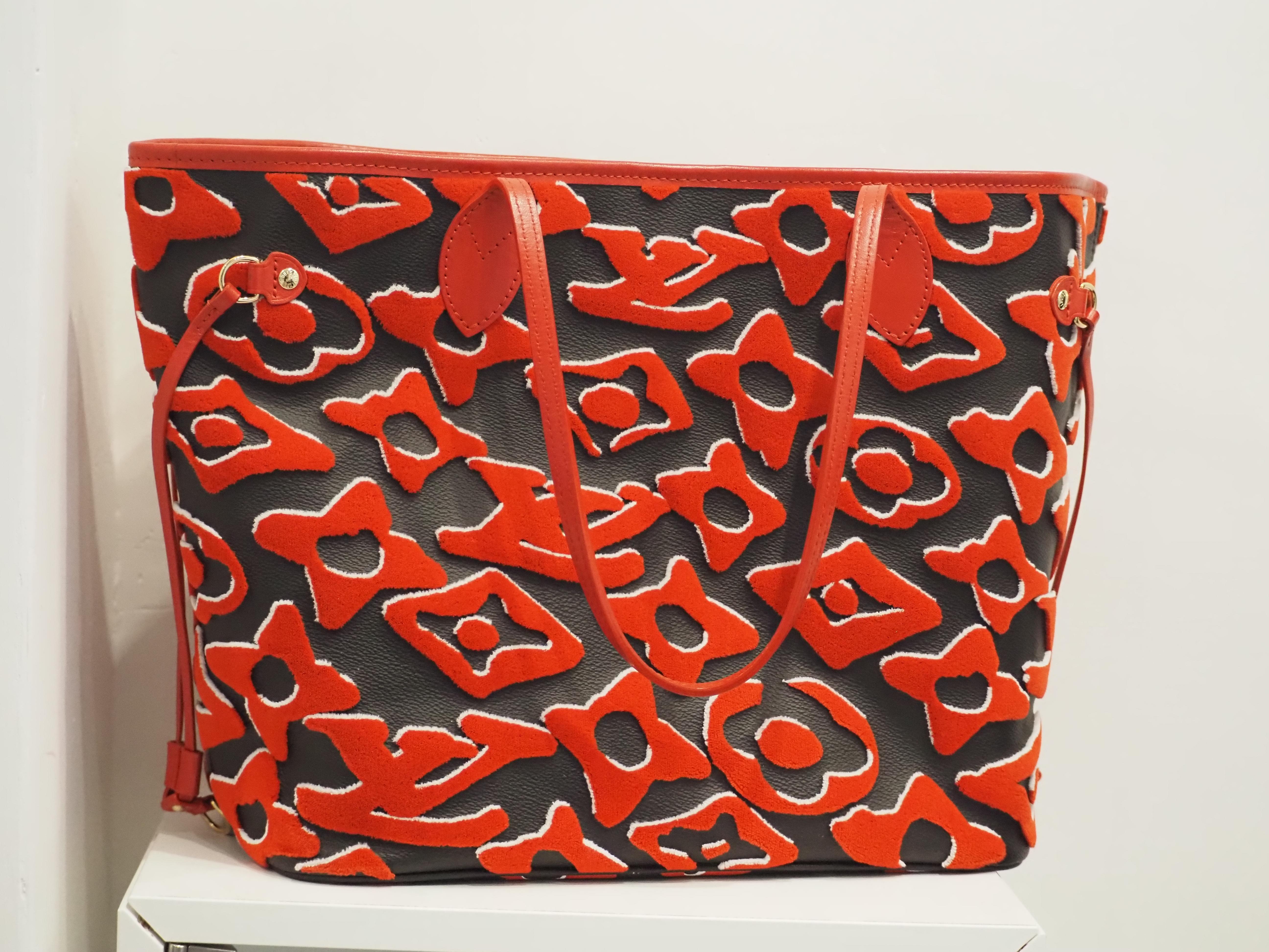 Louis Vuitton Limited Edition Neverfull MM x Urs Fischer In Excellent Condition In Capri, IT