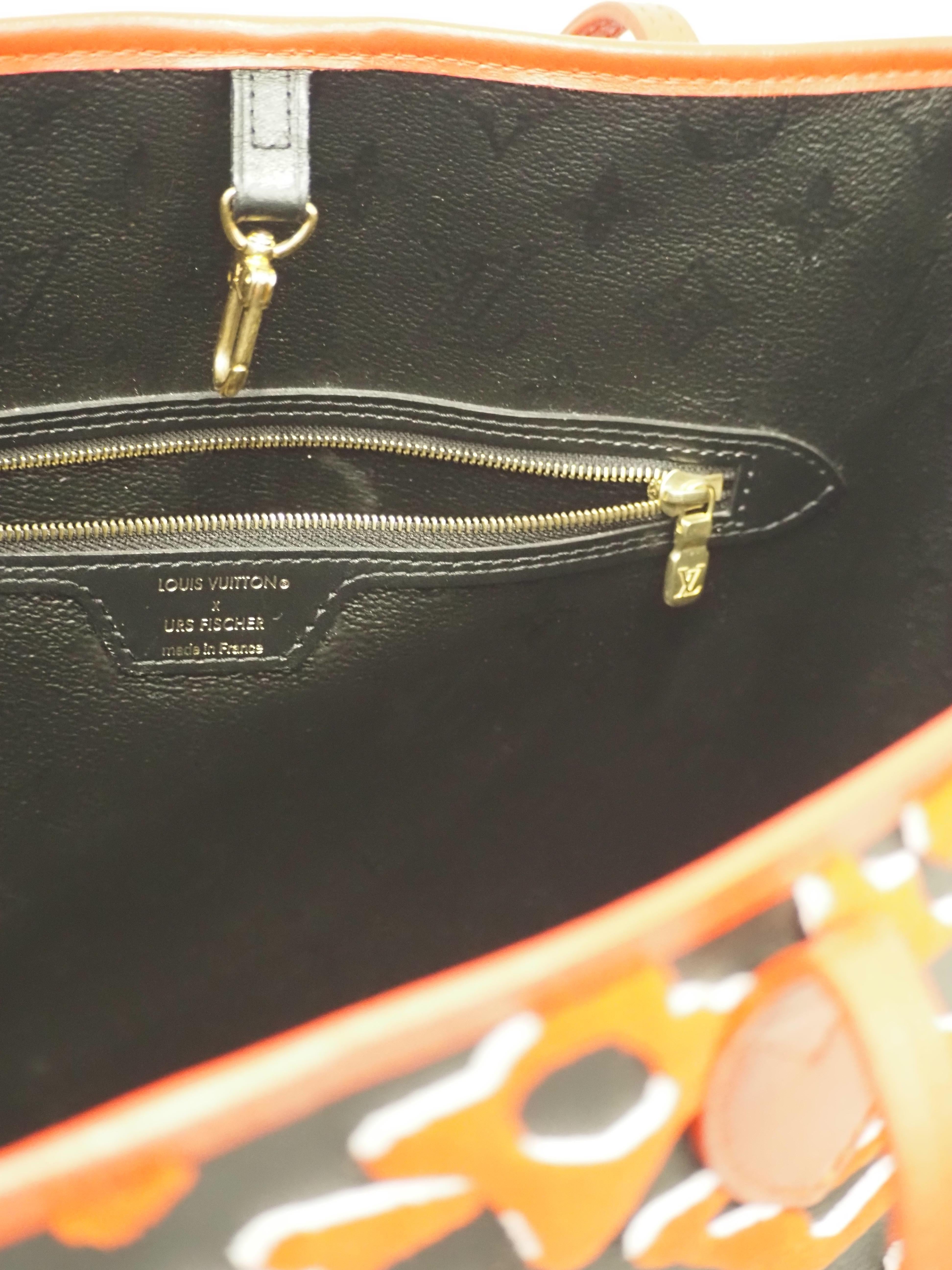 Louis Vuitton Limited Edition Neverfull MM x Urs Fischer 1