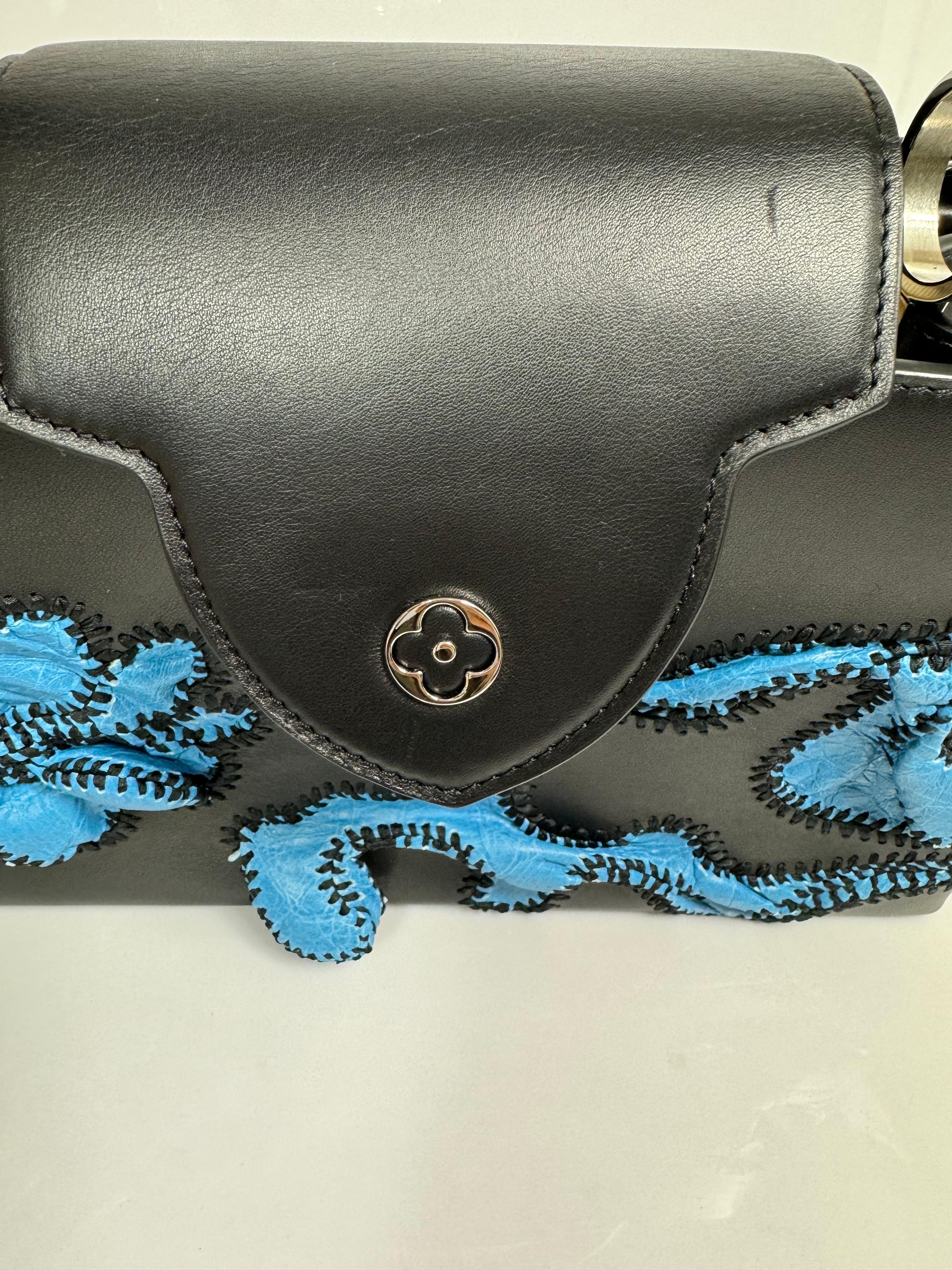 Louis Vuitton Limited Edition Nicholas Hlobo's Artycapucines Handbag-NEW IN BOX For Sale 7