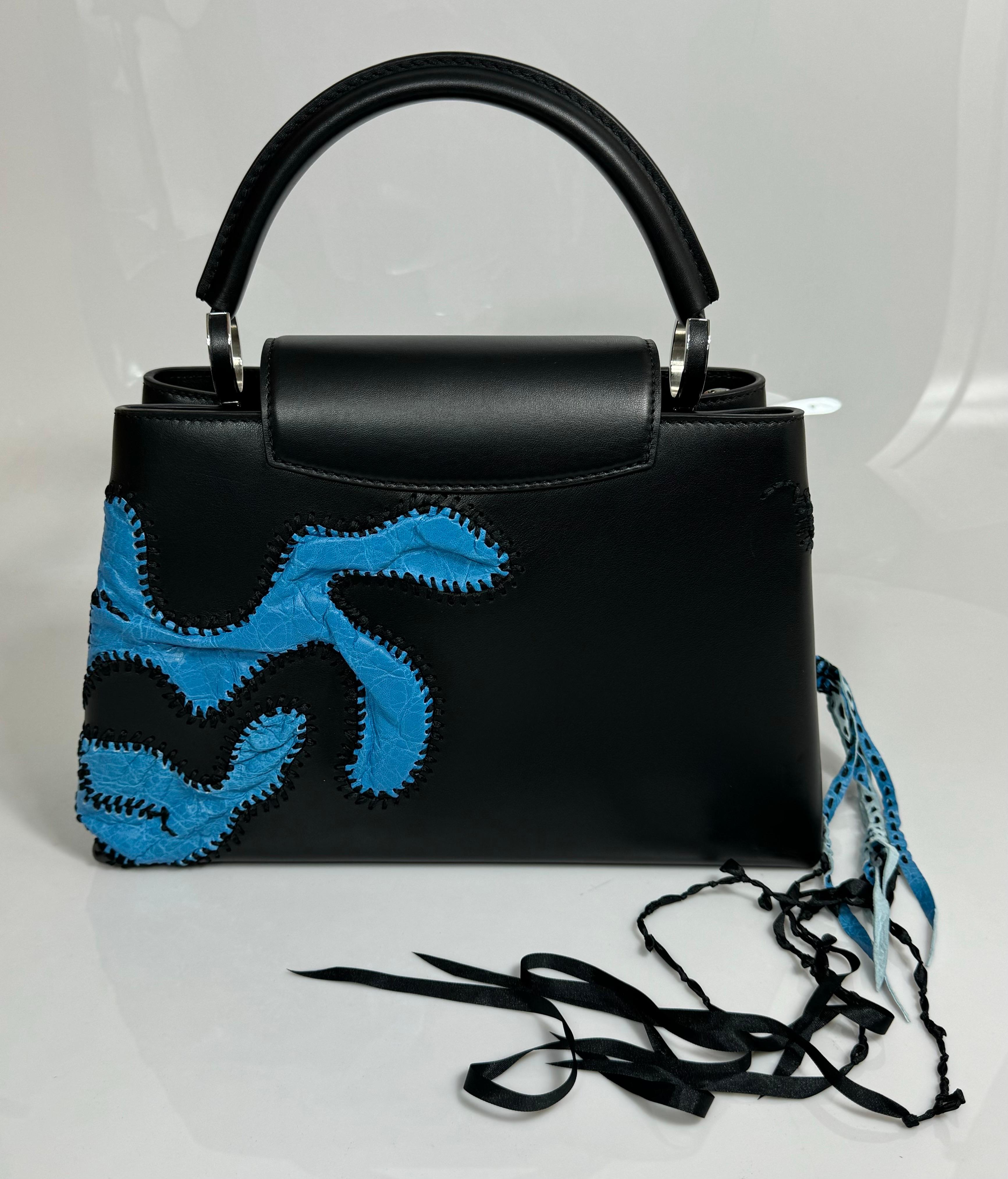 Louis Vuitton Limited Edition Nicholas Hlobo's Artycapucines Handbag-NEW IN BOX en vente 5