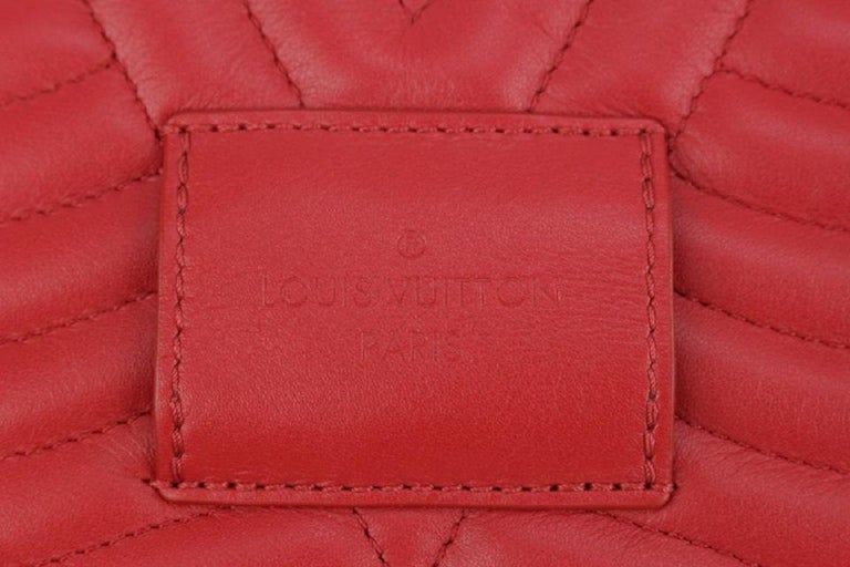 Louis Vuitton Limited Edition Red Quilted Leather New Wave Heart Crossbody  Bag For Sale at 1stDibs