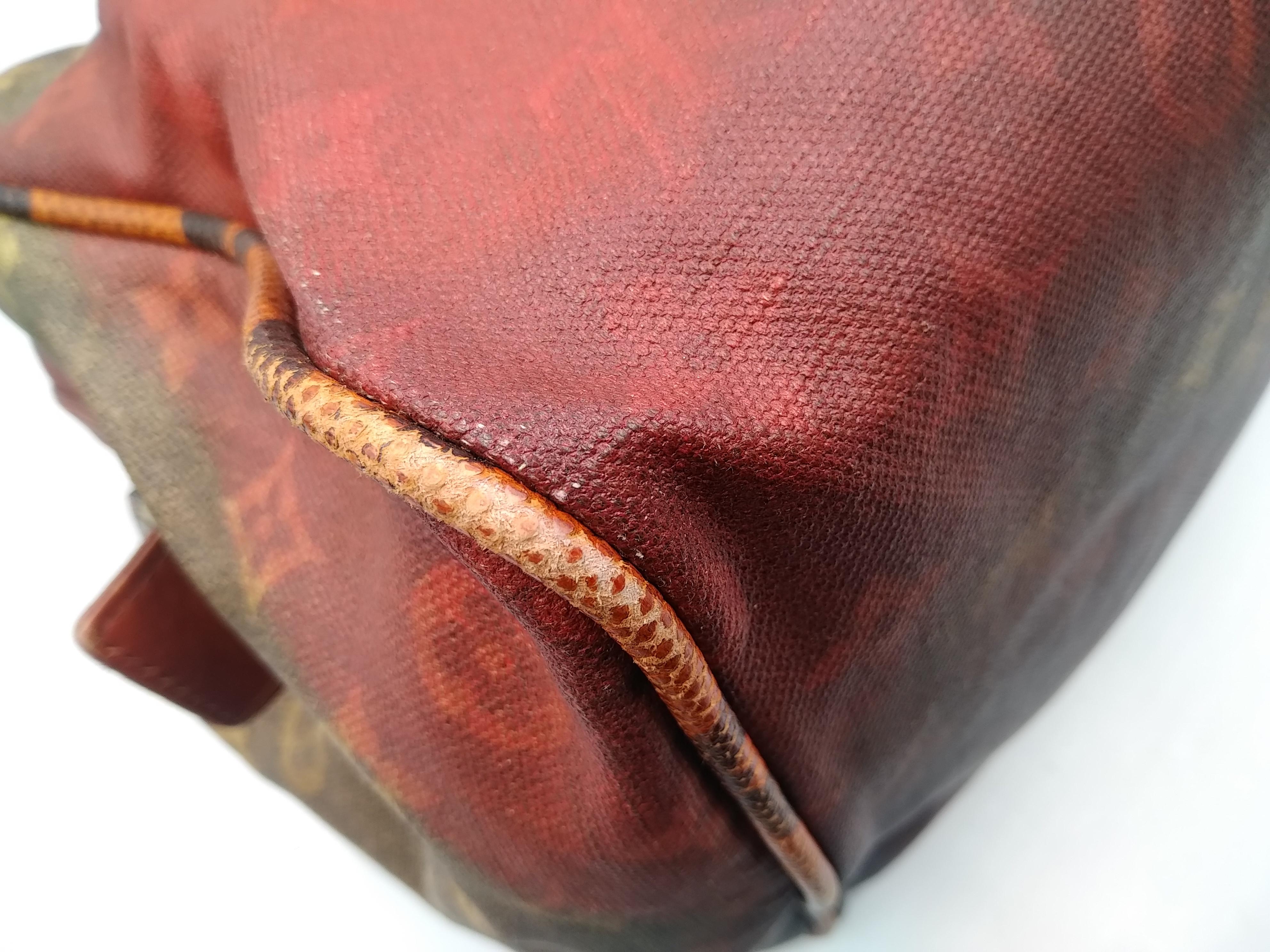 Richard Prince Rote Monogrammierte Mancrazy Jokes Tasche von Louis Vuitton in limitierter Auflage 8