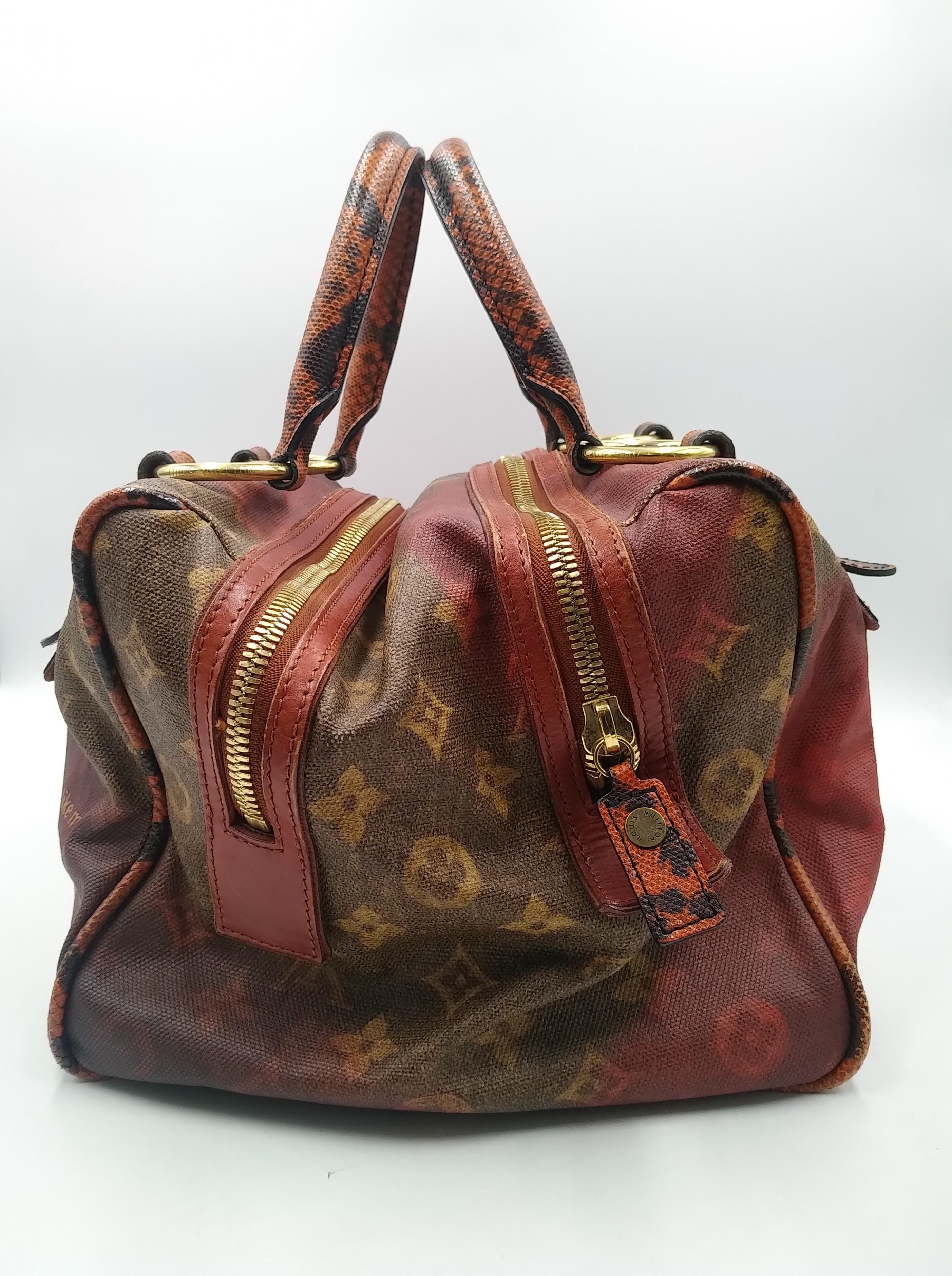 Richard Prince Rote Monogrammierte Mancrazy Jokes Tasche von Louis Vuitton in limitierter Auflage 2