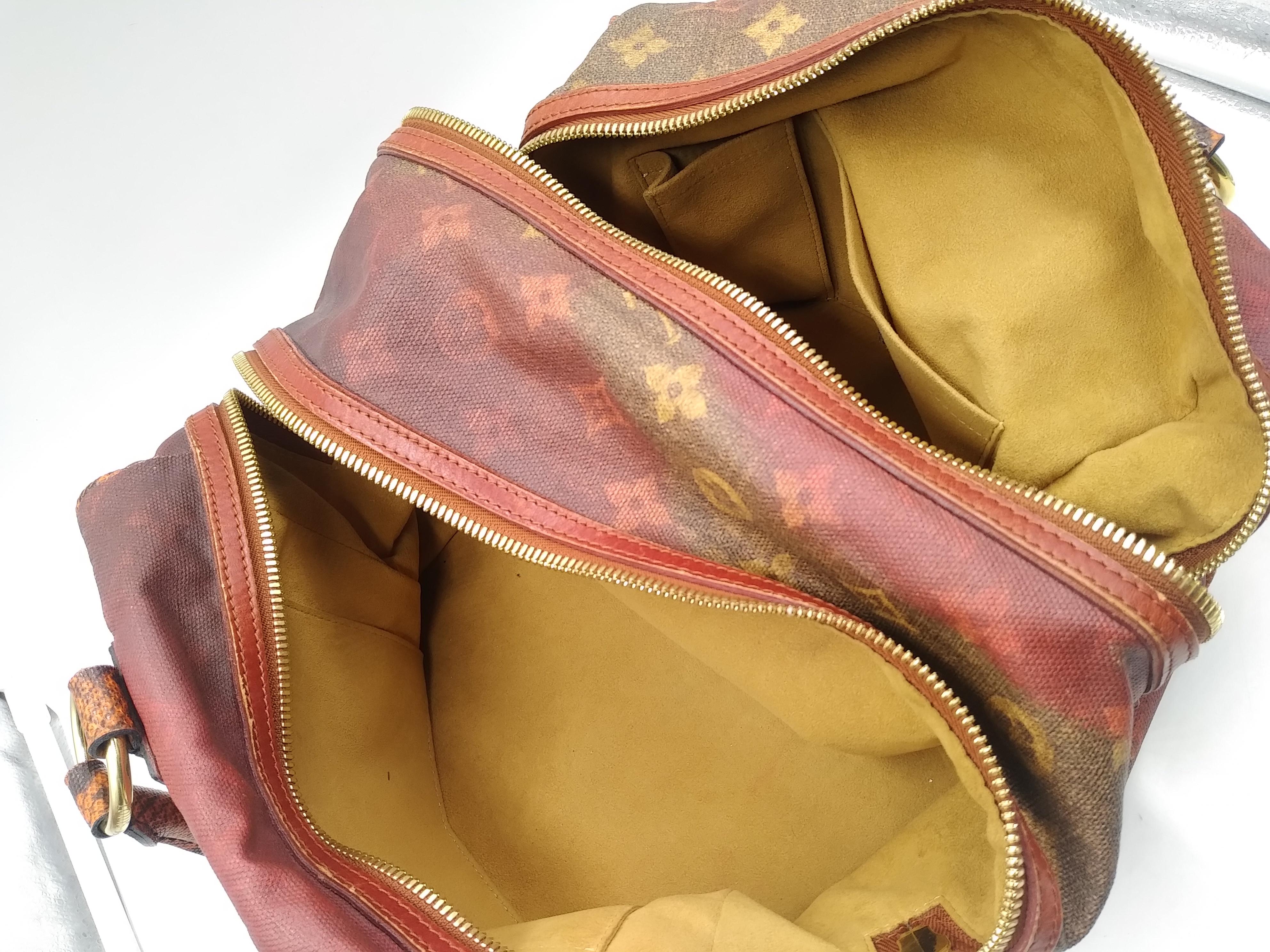 Richard Prince Rote Monogrammierte Mancrazy Jokes Tasche von Louis Vuitton in limitierter Auflage 3
