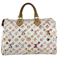 Louis Vuitton Limited Edition Richard Prince Watercolor Speedy 35 Bag