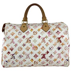 Louis Vuitton Richard Prince Speedy 35 Satchel Bag Multicolor