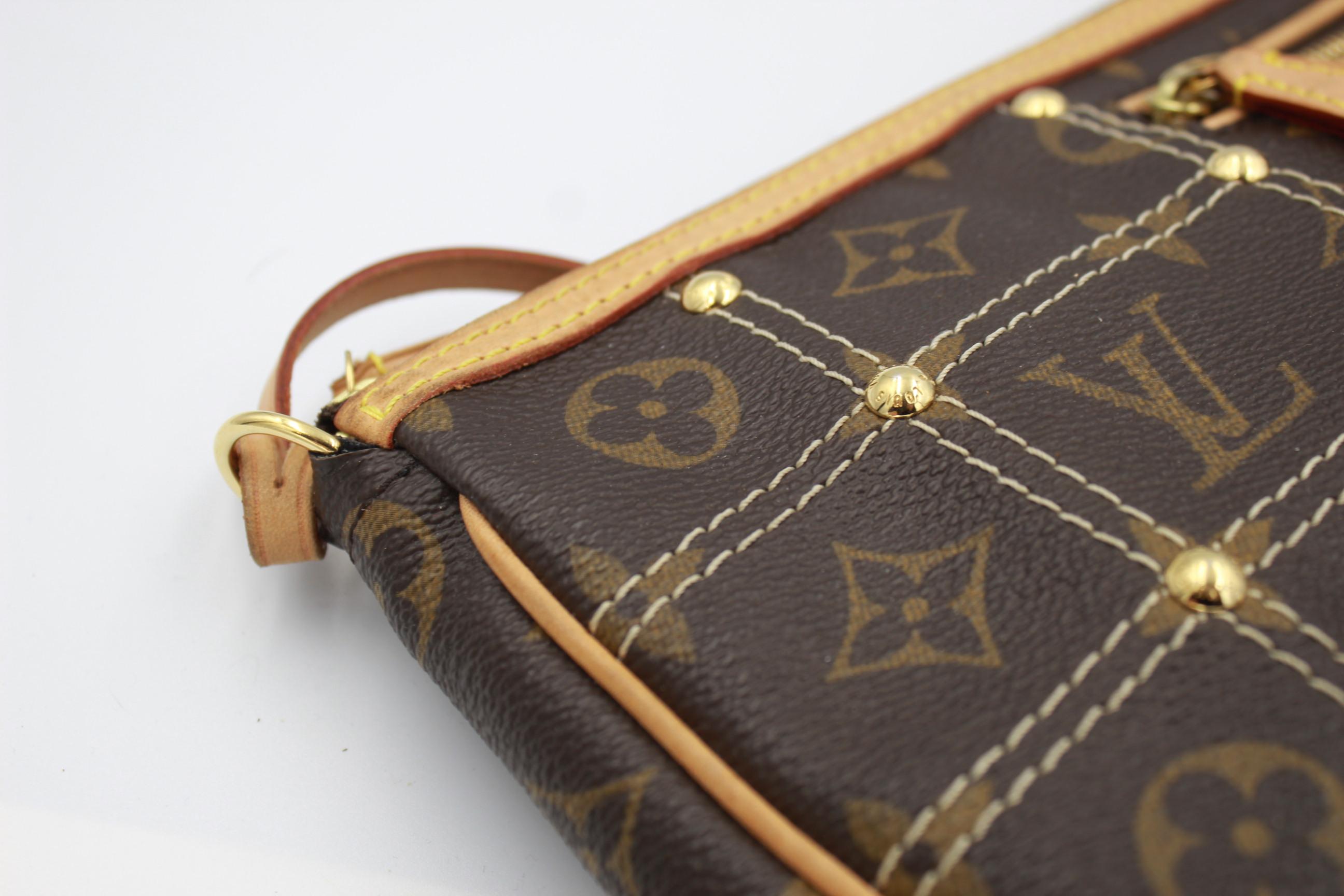 Black Louis Vuitton Limited Edition Riveting Accesoire Bag / Clutch
