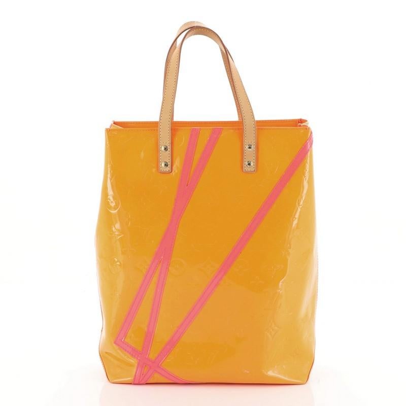 Louis Vuitton Limited Edition Robert Wilson Reade Tote Vernis MM In Good Condition In NY, NY