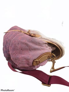 Louis Vuitton Limited Edition Rose Purple Monogram Denim Sunshine Bag