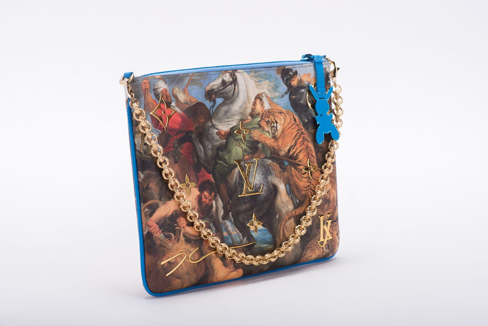 This bag is part of the much sought after Jeff Koons 
