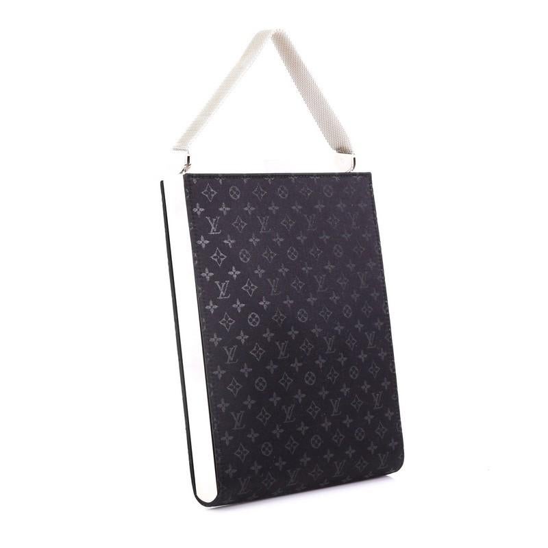 Black Louis Vuitton Limited Edition Saint Ange Handbag Monogram Satin GM