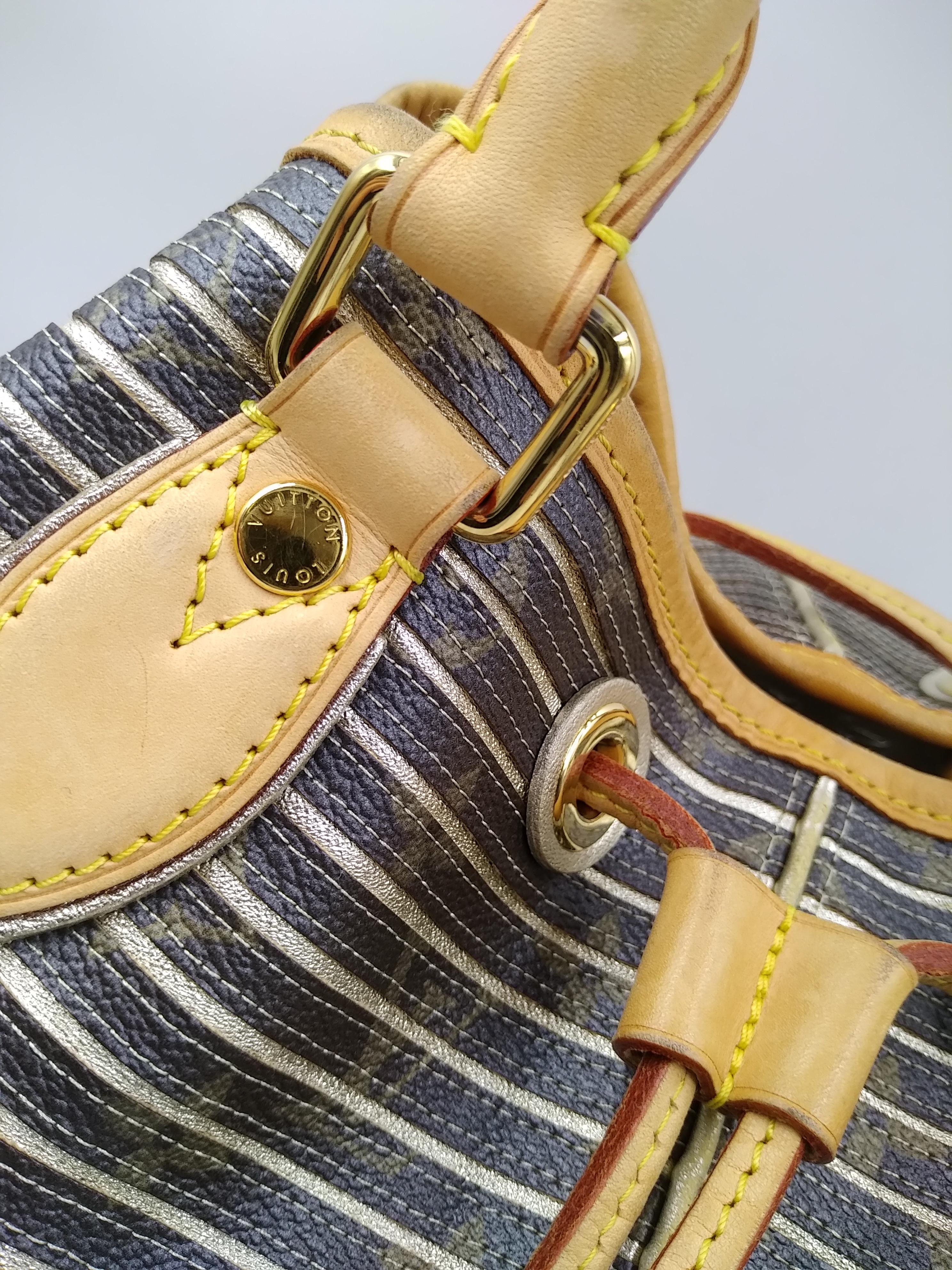 Women's or Men's Louis Vuitton Limited Edition Silver Monogram Eden Neo Bag