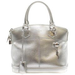 Louis Vuitton Limited Edition Silver Suhali Leather Lockit PM	
