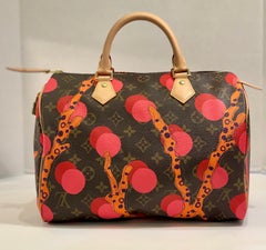 Louis Vuitton Limited Edition Speedy 30 Grenade Ramages Monogram Canvas Purse