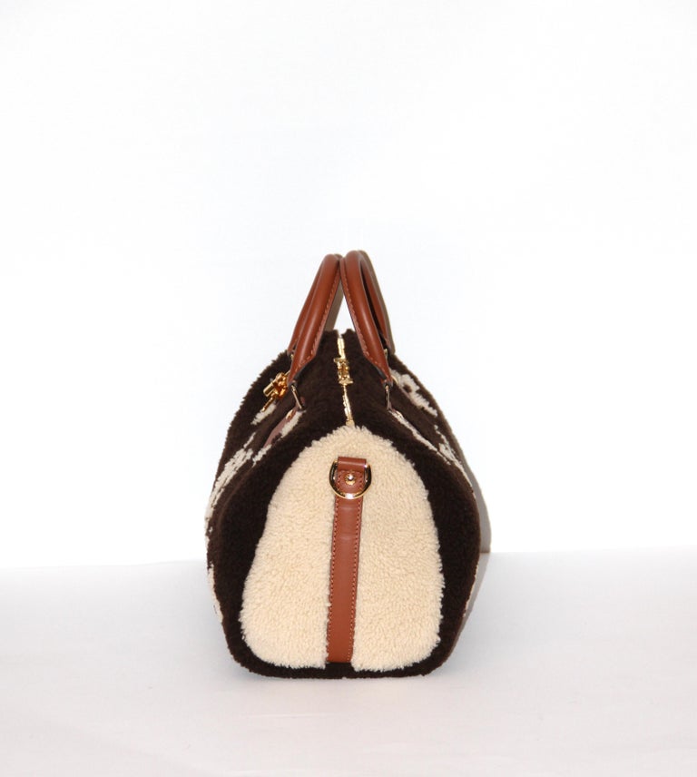 Louis Vuitton Limited Edition Speedy Bandouliere 25 Teddy Monogram Bag at 1stdibs
