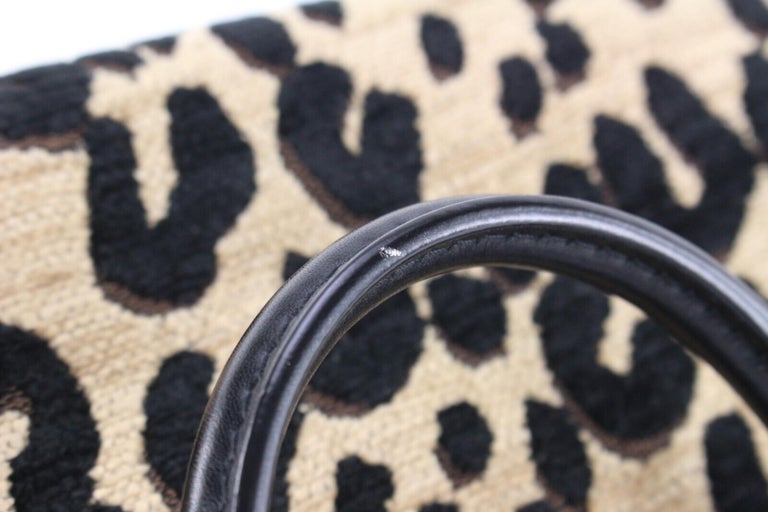 Louis Vuitton Limited Edition Stephen Sprouse Leopard Chenille Baby Bag  80L26a at 1stDibs