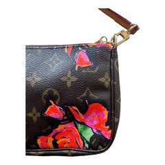 Louis Vuitton Limited Edition Stephen Sprouse Monogram Rose Accessories Pochette