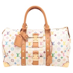 Louis Vuitton Limitierte Auflage Takashi Murakami Multicolor Keepall 45