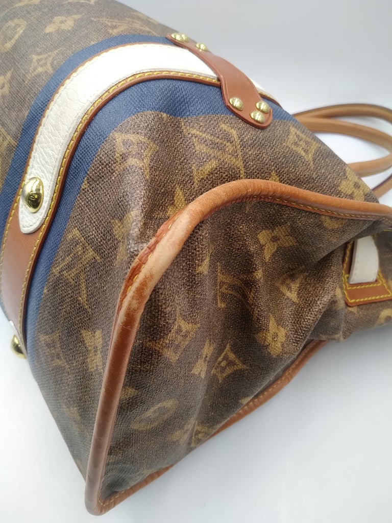 Louis Vuitton Monogram Tisse Rayures PM - Brown Totes, Handbags - LOU776558