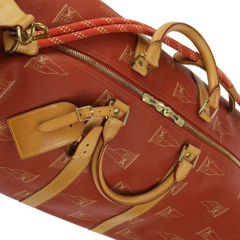 Louis Vuitton Limited Edition Top Handle Men&#39;s Travel Weekender Duffle Tote Bag at 1stdibs