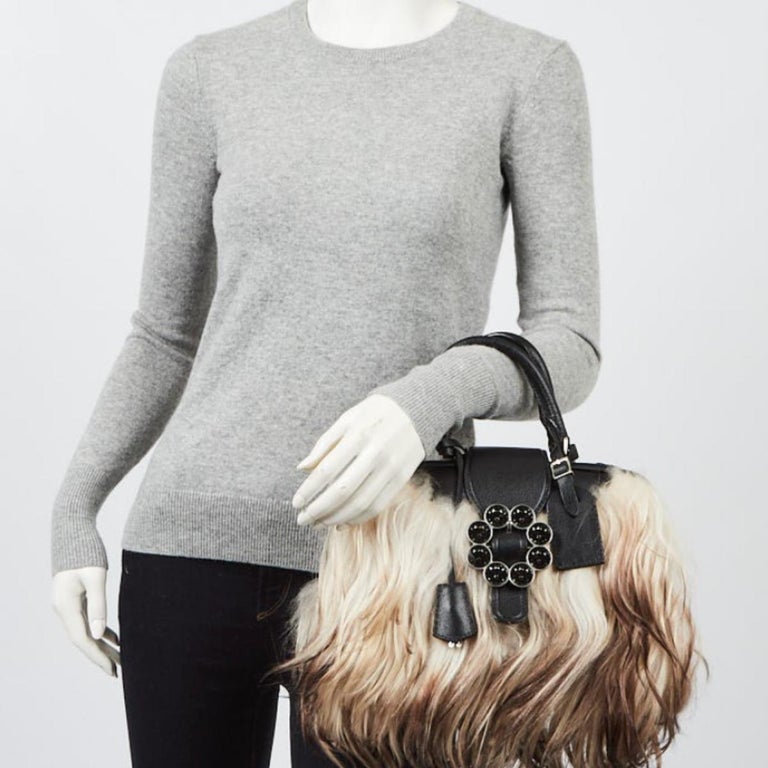 Louis Vuitton Limited Edition Transsiberian Goat Hair Tote Bag Suede  ref.920309 - Joli Closet