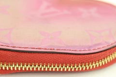 Louis Vuitton Limited Edition Vernis Monogram Degrade Heart Coin Purse 90lv225s