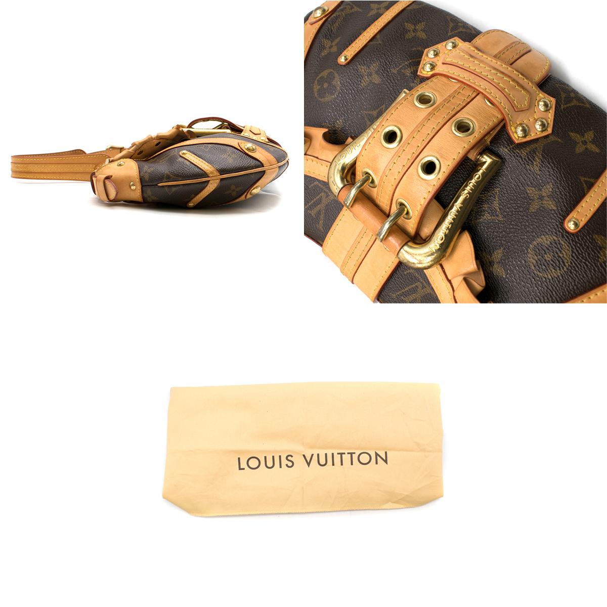 Louis Vuitton Limited Edition Vintage Monogram Canvas Leonor Bag For Sale 4