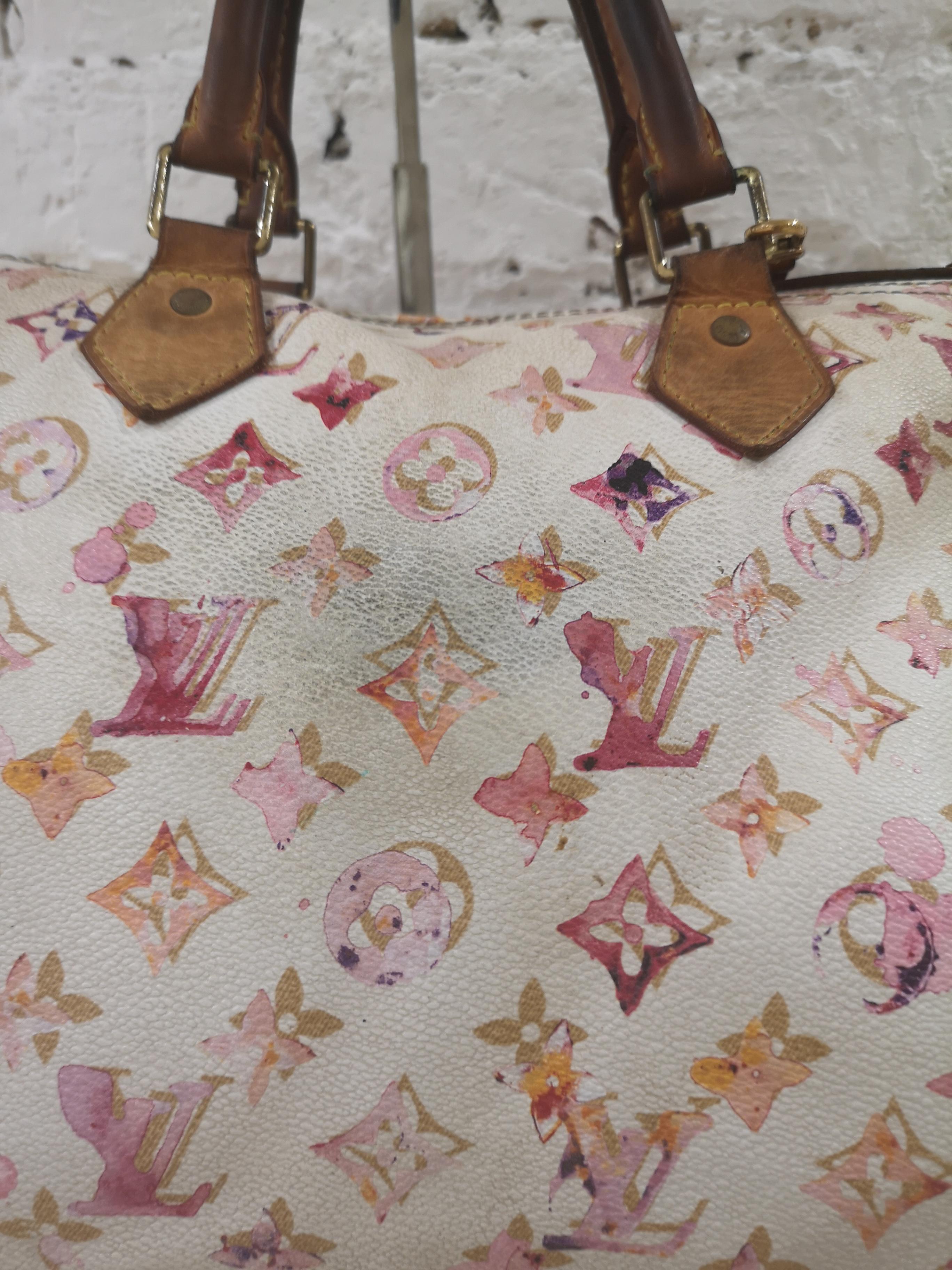 Women's or Men's Louis Vuitton Limited Edition Watercolor Speedy