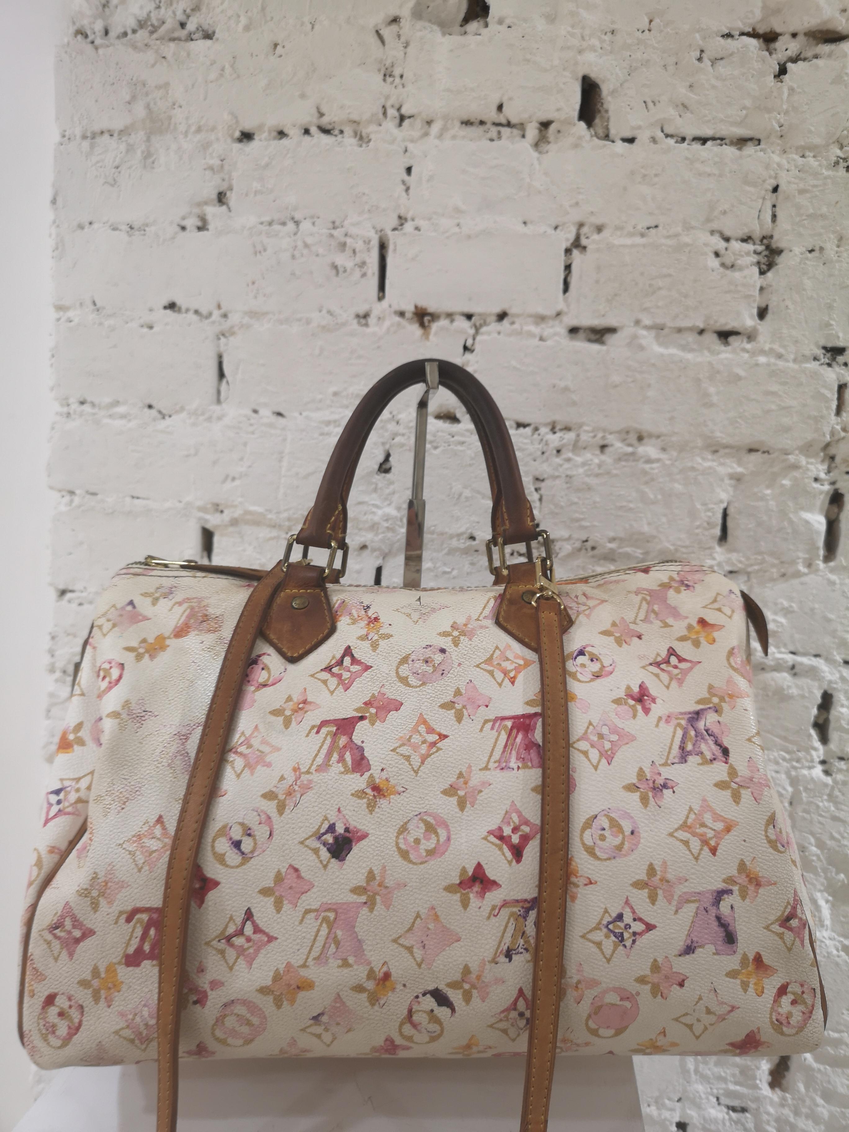 Louis Vuitton Limited Edition Watercolor Speedy 5
