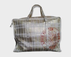 Louis Vuitton Limited Edition White/Gold Braided Street Shopper set Barbes Bags