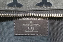 Louis Vuitton Limited Grey Suede Monogram Tuffetage Deauville Bag 64lz512s
