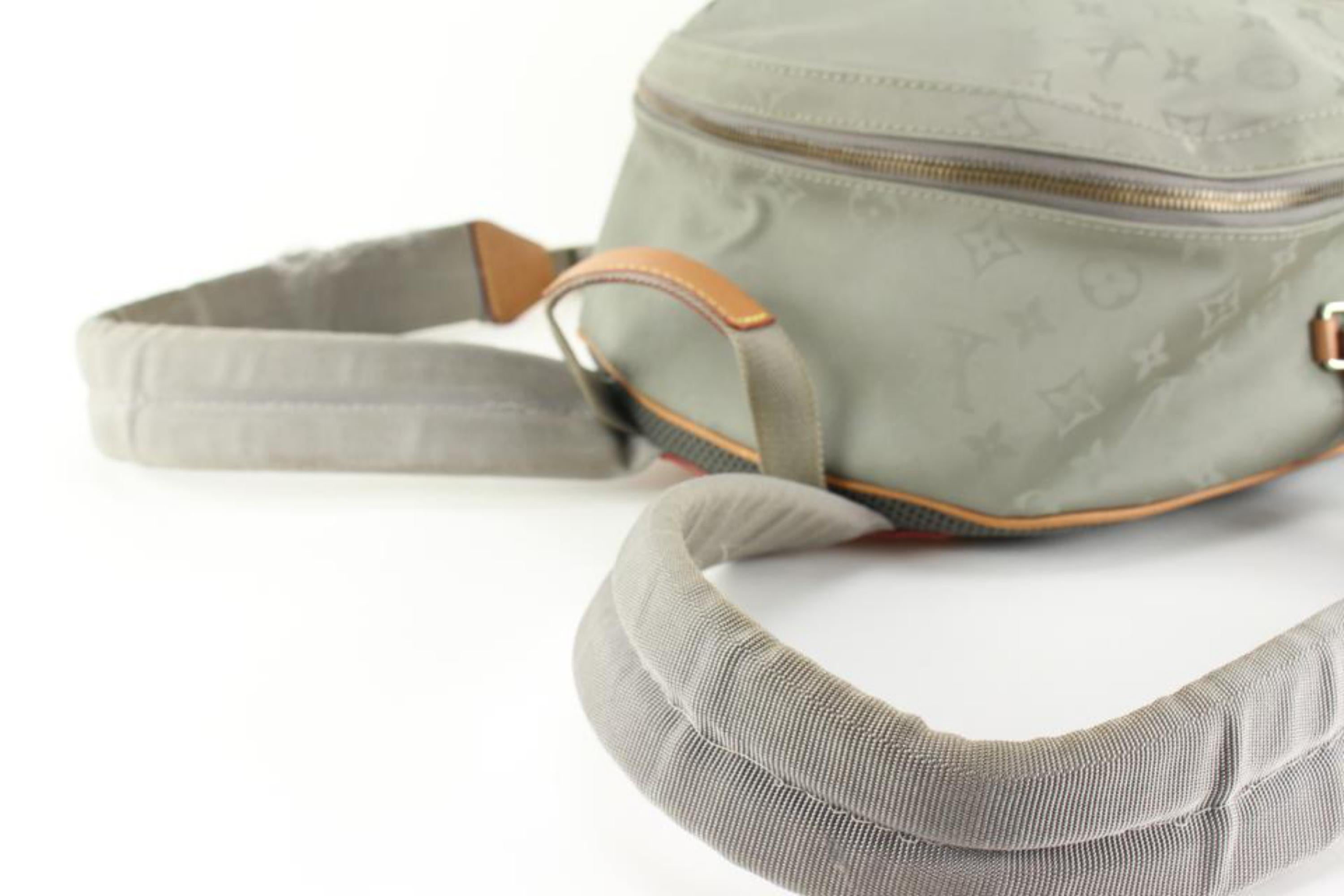 Louis Vuitton Limited Grey Titanium Backpack PM 20LK69S For Sale 2