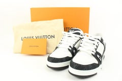 Louis Vuitton Limited Men's US 9 Virgil Abloh Black x White Trainer Sneaker