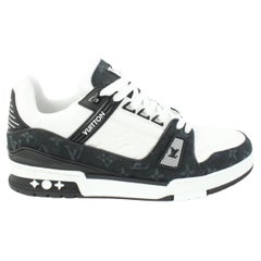 Louis Vuitton Limited Men's US 9 Virgil Abloh Black x White Trainer Sneaker 