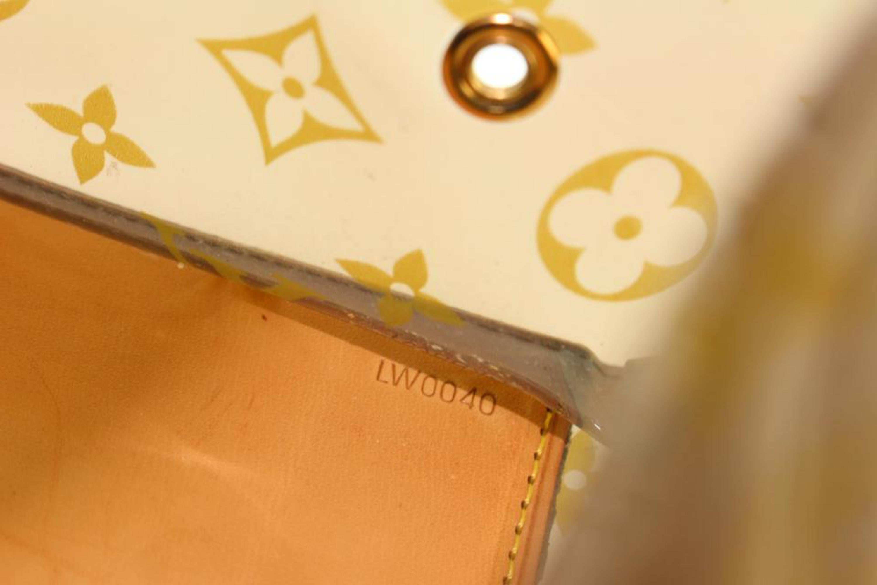 Louis Vuitton Limited Monogram Ambre Cabas Cruise GM Tote Bag 24lz427s In Good Condition In Dix hills, NY