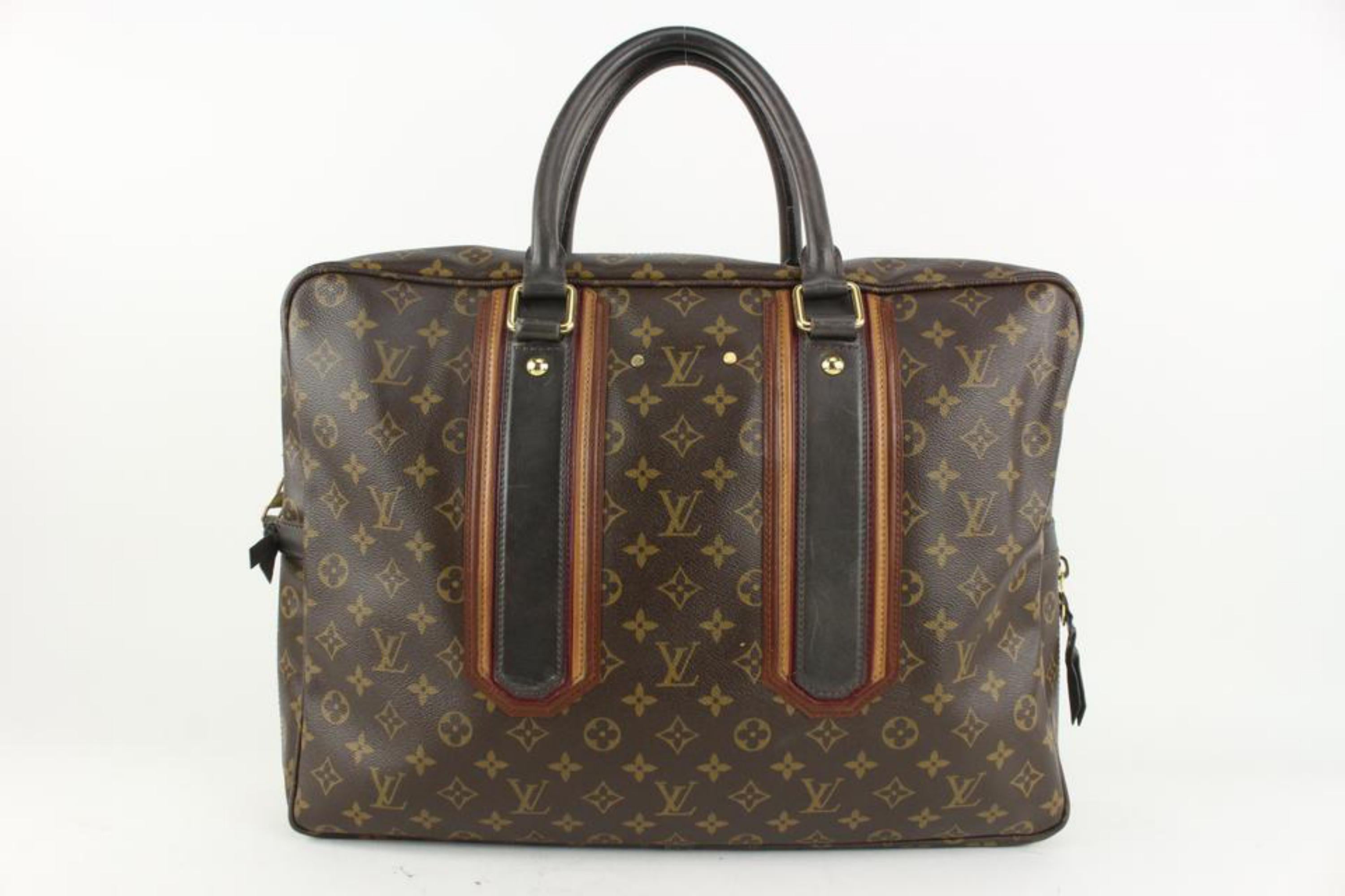 Louis Vuitton Limited Monogram Bequia Porte Document Geant 119lv43 For Sale 2