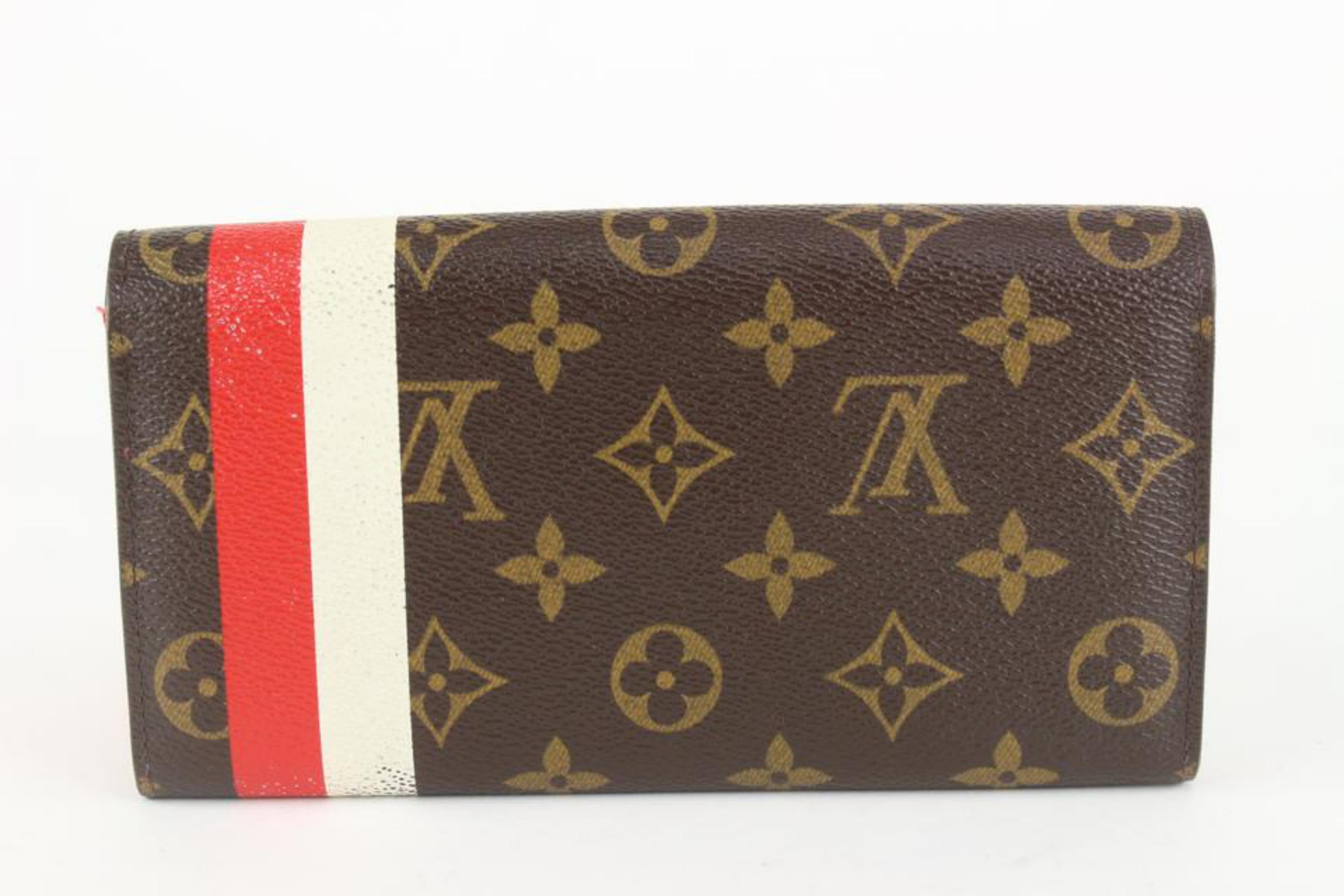 Louis Vuitton Limited Monogram Groom Sarah Wallet 1112lv58 In Good Condition For Sale In Dix hills, NY