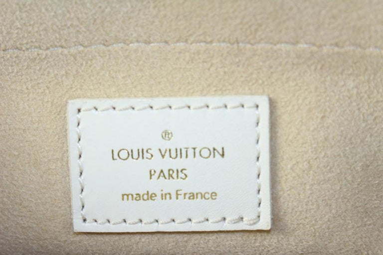 LOUIS VUITTON Monogram Mini-Lin Trapeze PM Hand Bag Cotton linen/Leather  M40062